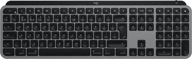Main image of Logitech MX Keys S for Mac, Wireless Keyboard, Fluid, Precise Laptop-Like Typing, Programmable Keys, Backlit, Bluetooth USB C Rechargeable for MacBook Pro, MacBook Air, iMac, iPad - Space Grey