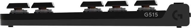 Alt view image 4 of 13 - Logitech G515 LIGHTSPEED TKL Low Profile Wireless Gaming Keyboard - GL Red Linear Switches, LIGHTSYNC RGB, Thin Tenkeyless Design, PBT Keycaps - Black