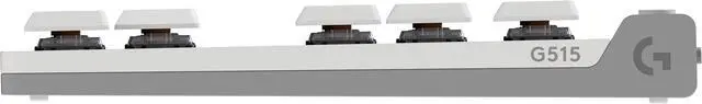 Alt view image 4 of 5 - Logitech G515 LIGHTSPEED TKL Low Profile Wireless Gaming Keyboard - GL Red Linear Switches, LIGHTSYNC RGB, Thin Tenkeyless Design, PBT Keycaps - White