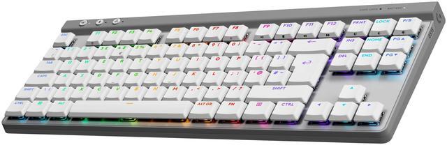 Main image of Logitech G515 LIGHTSPEED TKL Low Profile Wireless Gaming Keyboard - GL Brown Tactile Switches, LIGHTSYNC RGB, Thin Tenkeyless Design, PBT Keycaps - White
