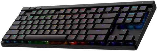 Alt view image 6 of 13 - Logitech G515 LIGHTSPEED TKL Low Profile Wireless Gaming Keyboard - GL Red Linear Switches, LIGHTSYNC RGB, Thin Tenkeyless Design, PBT Keycaps - Black