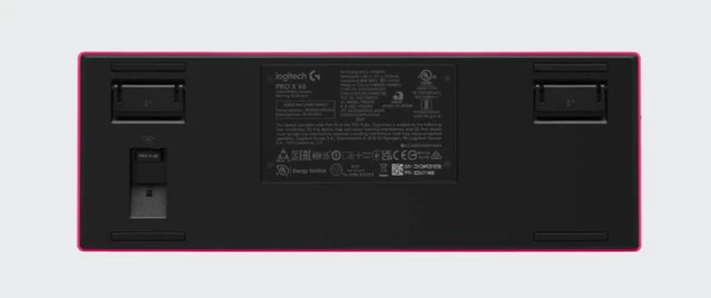 Alt view image 7 of 7 - Logitech PRO X 60 LIGHTSPEED Wireless Gaming Keyboard (Linear)-MAGENTA