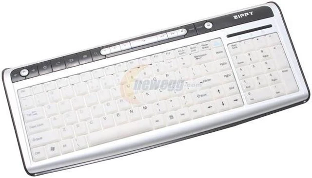 Main image of ZIPPY EL-725 2-Tone 104 Normal Keys 18 Function Keys USB Keyboard