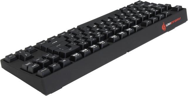Alt view image 4 of 4 - CM Storm QuickFire Rapid - Compact Mechanical Gaming Keyboard with CHERRY MX Blue Switches