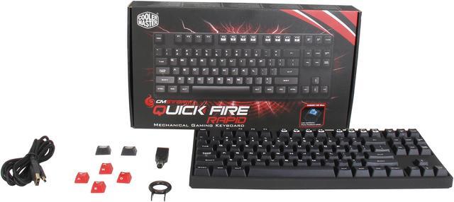 Alt view image 5 of 4 - CM Storm QuickFire Rapid - Compact Mechanical Gaming Keyboard with CHERRY MX Blue Switches