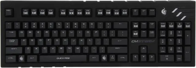 Alt view image 2 of 4 - CM Storm QuickFire Pro - Full Size Mechanical Gaming Keyboard with CHERRY MX Brown Switches and Backlit Gaming Keys