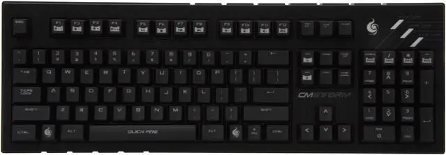 Alt view image 2 of 4 - Cooler Master CM Storm QuickFire Pro Mechanical Gaming Keyboard CherryMX Red Switch USB