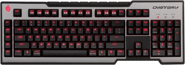 Alt view image 2 of 5 - CM Storm Trigger - Full Size Mechanical Gaming Keyboard with CHERRY MX Red Switches and Fully Backlit