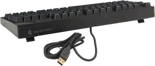 Alt view image 3 of 4 - CM Storm QuickFire TK - Compact Mechanical Gaming Keyboard with CHERRY MX Red Switches and Fully Backlit