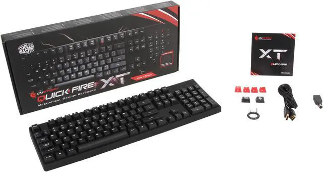 Alt view image 4 of 4 - CM Storm QuickFire XT - Full Size Mechanical Gaming Keyboard with CHERRY MX Brown Switches