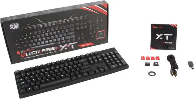 Alt view image 4 of 4 - CM Storm QuickFire XT - Limited Edition Full Size Mechanical Gaming Keyboard with CHERRY MX Green Switches