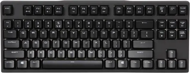 Alt view image 4 of 6 - Cooler Master QuickFire Rapid-i Fully Backlit Mechanical Gaming Keyboard with ActivLite Technology (White LED/Blue Switch Model)