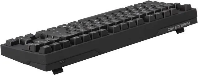 Alt view image 5 of 6 - Cooler Master QuickFire Rapid-i Fully Backlit Mechanical Gaming Keyboard with ActivLite Technology (White LED/Blue Switch Model)