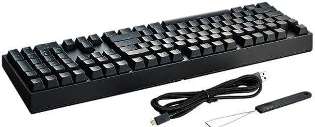 Alt view image 5 of 5 - Cooler Master MasterKeys Pro L RGB Mechanical Gaming Keyboard, Cherry MX Blue Switches, Per-Key RGB Lighting, Full Size