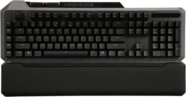 Alt view image 3 of 5 - Cooler Master MK850 Gaming Mechanical Keyboard with Cherry MX Red Switches, Aimpad Technology, Precision Wheels, and RGB Illumination