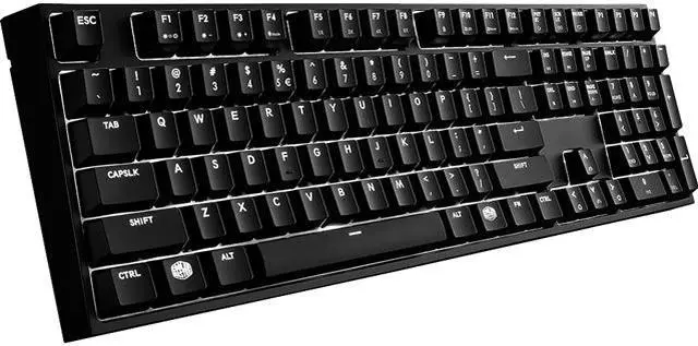 Main image of Cooler Master MasterKeys Pro L White Mechanical Gaming Keyboard, Cherry MX Brown Switches, Per-Key White LED Lighting, Full Size