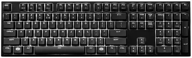 Alt view image 5 of 7 - Cooler Master MasterKeys Pro L White Mechanical Gaming Keyboard, Cherry MX Brown Switches, Per-Key White LED Lighting, Full Size