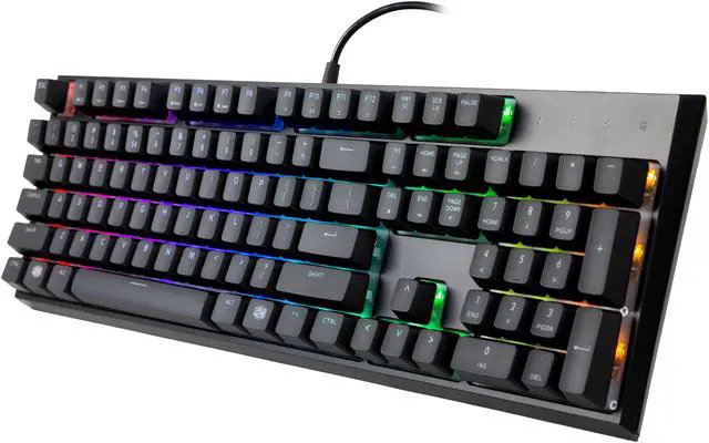Alt view image 3 of 9 - Cooler Master MasterSet MS120 Gaming RGB Keyboard & Mouse, Clicky Mem-chanical Switches, Precision Pixart Sensor with Omron Mouse Switches & On-the-fly DPI settings