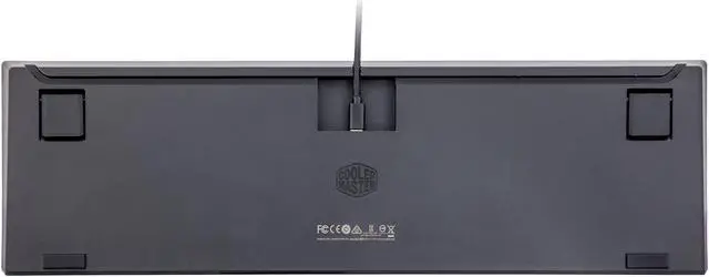 Alt view image 8 of 9 - MasterKeys MK750 Mechanical Gaming Keyboard with Cherry MX Blue, RGB Per-Key lighting, and Removable Wrist Rest by Cooler Master