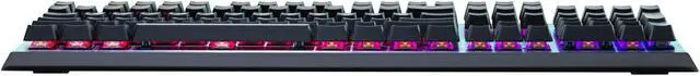 Alt view image 4 of 9 - Cooler Master CK550 Gaming Mechanical Keyboard with RGB Backlighting, Brushed Aluminum Design, floating keycaps, On-the-Fly Controls, and Hybrid Key Rollover, Blue Mechanical Switch