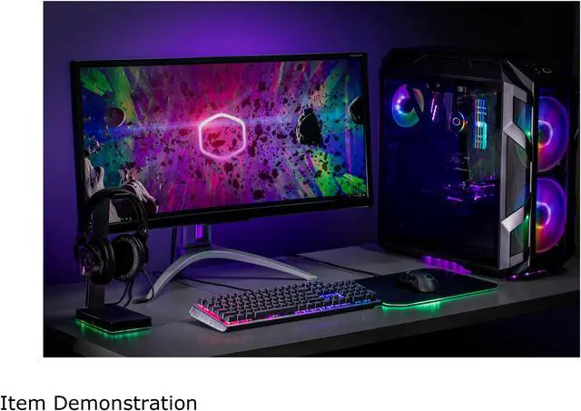Alt view image 6 of 9 - Cooler Master CK550 Gaming Mechanical Keyboard with RGB Backlighting, Brushed Aluminum Design, floating keycaps, On-the-Fly Controls, and Hybrid Key Rollover, Blue Mechanical Switch