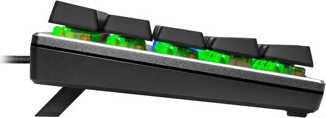 Alt view image 4 of 9 - Cooler Master SK620 60% Mechanical Keyboard with Low Profile Blue Switches, New and Improved Keycaps, and Brushed Aluminum Design