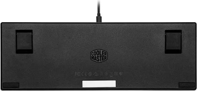 Alt view image 7 of 9 - Cooler Master SK620 60% Mechanical Keyboard with Low Profile Blue Switches, New and Improved Keycaps, and Brushed Aluminum Design