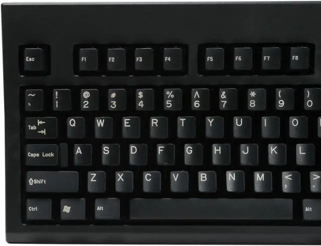 Alt view image 3 of 7 - KeyTronic KT800U2 Black 104 Normal Keys USB See Details Standard Keyboard