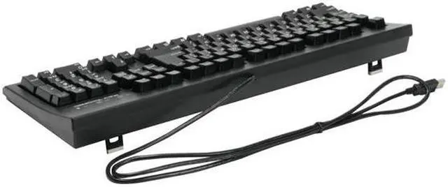 Alt view image 6 of 7 - KeyTronic KT800U2 Black 104 Normal Keys USB See Details Standard Keyboard