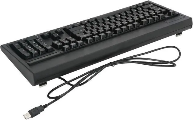 Alt view image 3 of 4 - KeyTronic E03600U2 Black 104 Normal Keys USB Wired Standard Keyboard