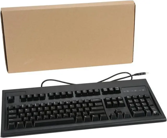 Alt view image 4 of 4 - KeyTronic E03600U2 Black 104 Normal Keys USB Wired Standard Keyboard