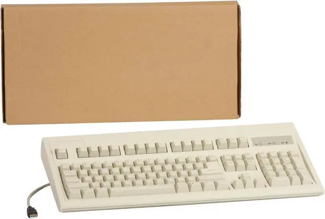 Alt view image 4 of 4 - KeyTronic E03601U1 Beige 104 Normal Keys USB Wired Standard Keyboard