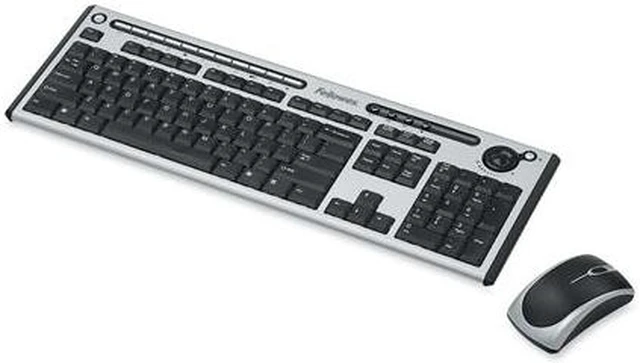 Microban Keys Example Fellowes 9893401 Silver/Black 104 Normal Keys 11 Function Keys USB 2 ...