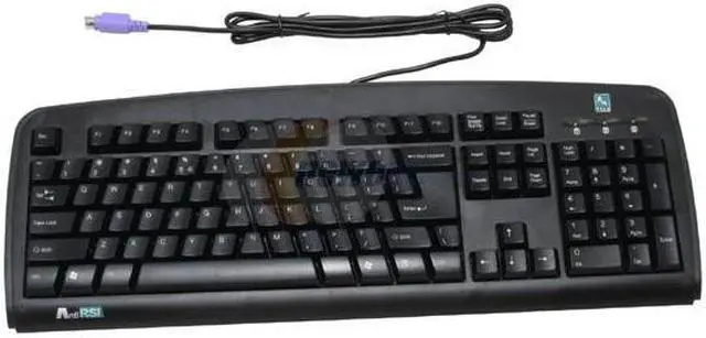 Alt view image 2 of 3 - A4Tech KBS-720 Black 104 Normal Keys PS/2 Ergonomic Keyboard