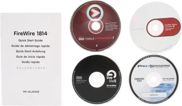 Alt view image 4 of 5 - M-AUDIO FireWire 1814 18-in-14-out FireWire Audio-MIDI Interface w/ADAT Lightpipe