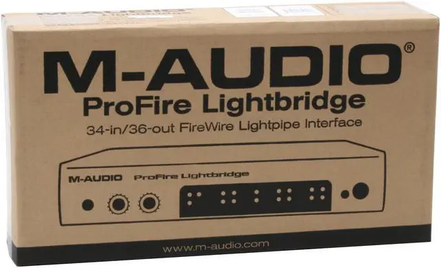 Alt view image 5 of 5 - M-AUDIO Profire Lightbridge Firewire ADAT interface