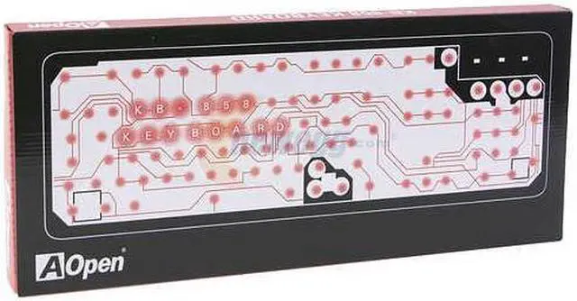 Alt view image 3 of 3 - AOpen KB-858 Beige 107 Normal Keys PS/2 Wired Standard Keyboard