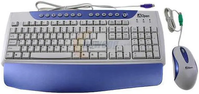 Main image of AOpen 90.00029.QFO 2-Tone 104 Normal Keys 13 Function Keys PS/2 Wired Standard Keyboard