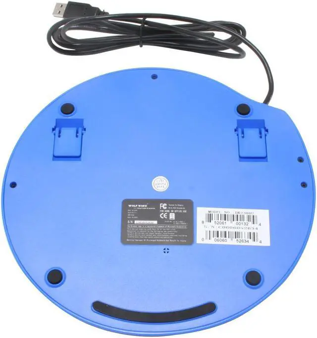 Alt view image 3 of 4 - WOLF KING Warrior DK2388UBL Ice Blue 55 Normal Keys USB Ergonomic GamePAD