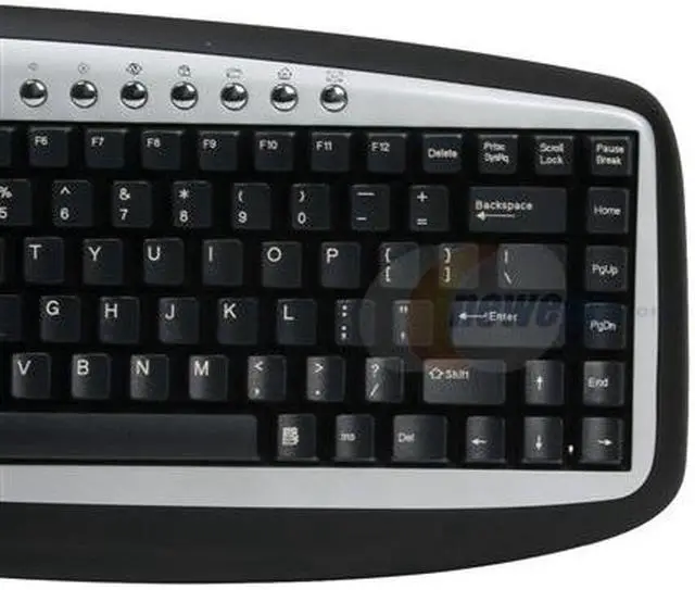 Alt view image 5 of 8 - WOLF KING DK2588UH Black/White 8 Internet Hotkeys, 40 Game Pad Keys, 2 Control Keys Function Keys USB Wired Improved Performance Timberwolf Gaming Keyboard