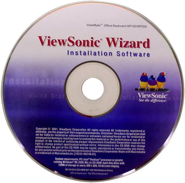 Alt view image 5 of 6 - ViewSonic KBM-KP-202 2-Tone 104 Normal Keys 33 function keys + 4D pad Function Keys PS/2 Wired Standard Keyboard