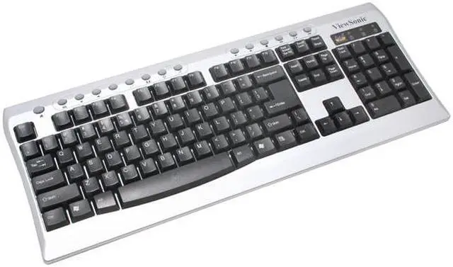 Main image of ViewSonic ViewMate KU-206 2-Tone 104 Normal Keys 9 Internet function keys + 6 multimedia control keys Function Keys USB Wired Standard Keyboard