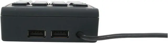 Alt view image 3 of 6 - Kensington K72274US Black 19 Normal Keys USB Keypad Calculator Mini Notebook Keypad/Calculator with USB Hub