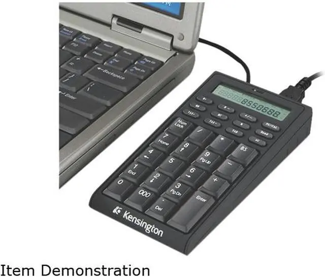 Alt view image 5 of 6 - Kensington K72274US Black 19 Normal Keys USB Keypad Calculator Mini Notebook Keypad/Calculator with USB Hub