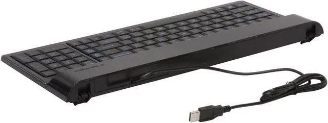 Alt view image 6 of 7 - Kensington Ci73 K64397US Black 103 Normal Keys 5 Function Keys USB Wired Slim Keyboard