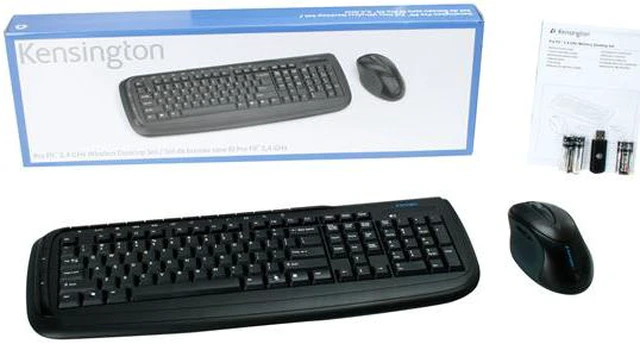 Alt view image 7 of 7 - Kensington Pro Fit Black USB 2.4 GHz Wireless Desktop Set - OEM