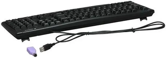 Alt view image 3 of 4 - Kensington Pro Fit K64407US Black 104 Normal Keys USB or PS/2 Wired Standard Washable Keyboard