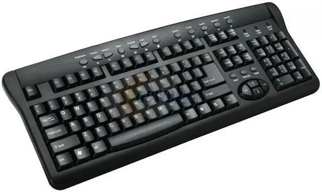 Main image of SpecResearch DynaPoint KD-558B/PS2 Black 104 Normal Keys 15 Function Keys PS/2 Wired Standard Keyboard