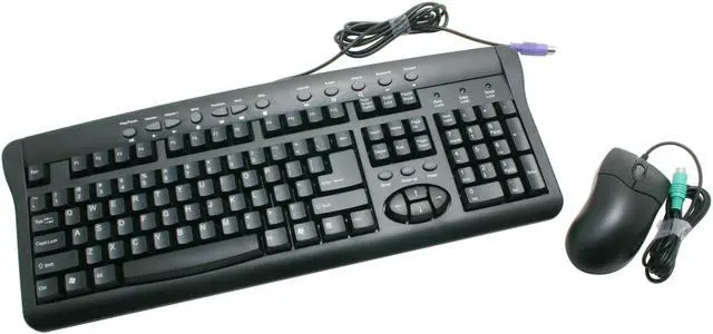 Alt view image 2 of 7 - SpecResearch Smart-2B Black 104 Normal Keys 15 Function Keys PS/2 Wired Standard Keyboard and Optical Mouse