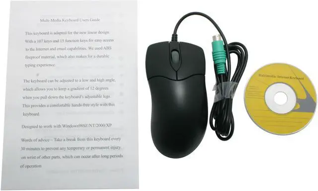 Alt view image 6 of 7 - SpecResearch Smart-2B Black 104 Normal Keys 15 Function Keys PS/2 Wired Standard Keyboard and Optical Mouse